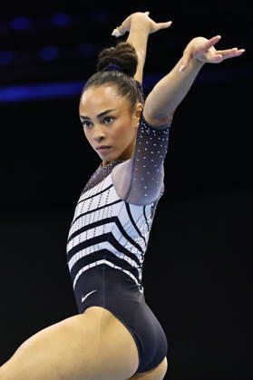 Hezly Rivera, USA, during podiumtraining at 2026 Worlds in Rotterdam; 15 10 2026;