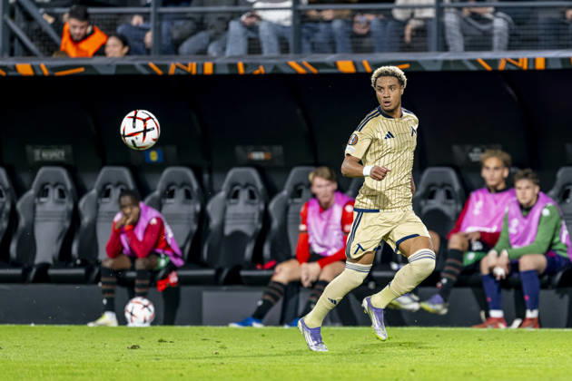 NIJMEGEN - Levski Sofia attacker Armstrong Oko-Flex during the UEFA Europa League match between N.E.C. and Levski Sofia at Stadion De Goffert on 15 October 2026 in Nijmegen, Nederland. (Photo by DeFodi Images) -