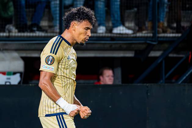 NIJMEGEN - Reinaldo of Levski Sofia celebrates his team s first goal during the UEFA Europa League match between NEC Nijmegen and Levski Sofia at the Goffertstadion on October 15, 2026, in Nijmegen, the Netherlands. KEVIN SENDERS ANP UEFA Europa League 2026 27 xVIxANPxSportx xMarcelxterxBalsxIVx 572568070 originalFilename: 572568070.jpg