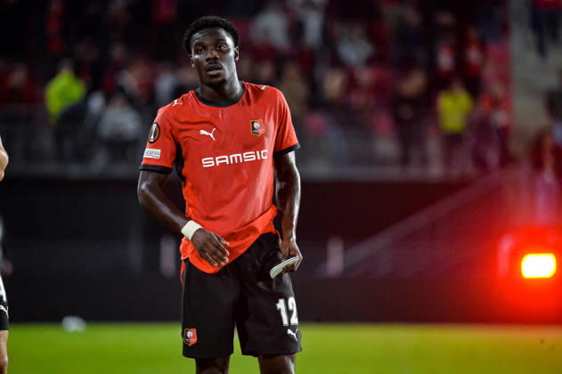 FOOTBALL : Stade Rennais vs OFI Crete - Europa League - Journée 2 - 15 10 2026 Eliezer Mayenda (Stade Rennais) RennesFrance  Copyright: xBaptistexAutissierx
