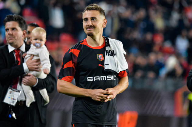 FOOTBALL : Stade Rennais vs OFI Crete - Europa League - Journée 2 - 15 10 2026 Valentin Rongier (Stade Rennais) RennesFrance  Copyright: xBaptistexAutissierx