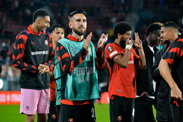 FOOTBALL : Stade Rennais vs OFI Crete - Europa League - Journée 2 - 15 10 2026 Adrien Thomasson (Stade Rennais) RennesFrance  Copyright: xBaptistexAutissierx