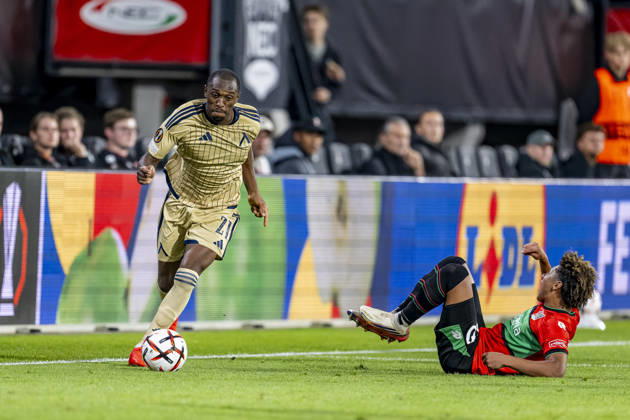 NIJMEGEN - Levski Sofia defender Aldair Neves during the UEFA Europa League match between N.E.C. and Levski Sofia at Stadion De Goffert on 15 October 2026 in Nijmegen, Nederland. (Photo by DeFodi Images) -