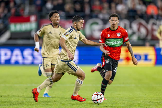 NIJMEGEN - Levski Sofia midfielder Mazire Soula during the UEFA Europa League match between N.E.C. and Levski Sofia at Stadion De Goffert on 15 October 2026 in Nijmegen, Nederland. (Photo by DeFodi Images) -