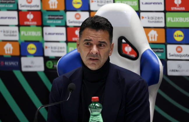 HNK Hajduk Split v AFC Ajax - UEFA Conference League 2026 27 League Phase MD1 Ajax Head Coach Michel speaks during a press conference, PK, Pressekonferenz after the UEFA Conference League 2026 27 League Phase MD1 match between HNK Hajduk Split and AFC Ajax at Stadion Poljud on October 15, 2026 in Split, Croatia.  IvoxCagalj PIXSELL