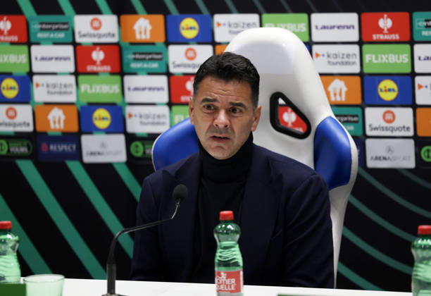 HNK Hajduk Split v AFC Ajax - UEFA Conference League 2026 27 League Phase MD1 Ajax Head Coach Michel speaks during a press conference, PK, Pressekonferenz after the UEFA Conference League 2026 27 League Phase MD1 match between HNK Hajduk Split and AFC Ajax at Stadion Poljud on October 15, 2026 in Split, Croatia.  IvoxCagalj PIXSELL