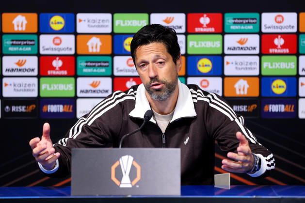 GNK Dinamo v RSC Anderlecht - UEFA Europa League 2026 27 League Phase MD2 Ajax Head Coach Michel speaks during a press conference, PK, Pressekonferenz after the UEFA Europa League 2026 27 League Phase MD2 match between GNK Dinamo and RSC Anderlecht at Stadion Maksimir on October 15, 2026 in Zagreb, Croatia.  MatijaxHabljak PIXSELL