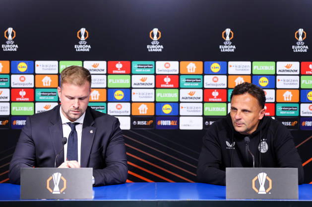 GNK Dinamo v RSC Anderlecht - UEFA Europa League 2026 27 League Phase MD2 Dinamo Zagreb Head Coach Mario Kovacevic speaks during a press conference, PK, Pressekonferenz after the UEFA Europa League 2026 27 League Phase MD2 match between GNK Dinamo and RSC Anderlecht at Stadion Maksimir on October 15, 2026 in Zagreb, Croatia.  MatijaxHabljak PIXSELL