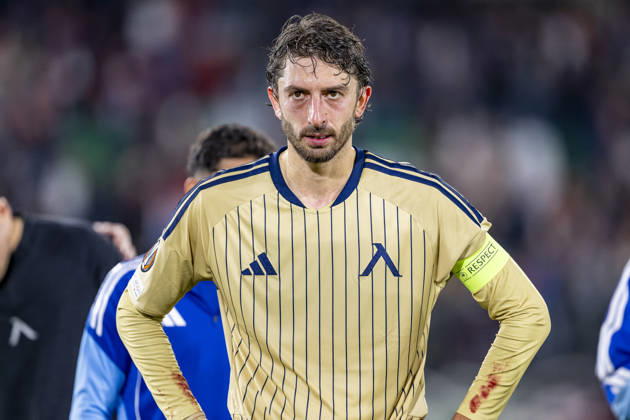 NIJMEGEN - Levski Sofia defender Kristian Dimitrov during the UEFA Europa League match between N.E.C. and Levski Sofia at Stadion De Goffert on 15 October 2026 in Nijmegen, Nederland. (Photo by DeFodi Images) -