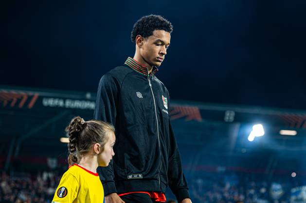NIJMEGEN - Kevin Kers of NEC Nijmegen ahead of the UEFA Europa League match between NEC Nijmegen and Levski Sofia at the Goffertstadion on October 15, 2026 in Nijmegen, the Netherlands. KEVIN SENDERS ANP UEFA Europa League 2026 27 xVIxANPxSportx xMarcelxterxBalsxIVx 572571710 originalFilename: 572571710.jpg