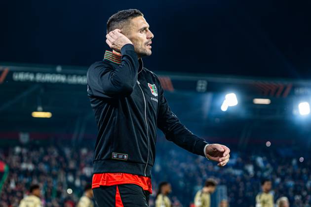 NIJMEGEN - Dusan Tadic of NEC Nijmegen ahead of the UEFA Europa League match between NEC Nijmegen and Levski Sofia at the Goffertstadion on October 15, 2026 in Nijmegen, the Netherlands. KEVIN SENDERS ANP UEFA Europa League 2026 27 xVIxANPxSportx xMarcelxterxBalsxIVx 572571725 originalFilename: 572571725.jpg