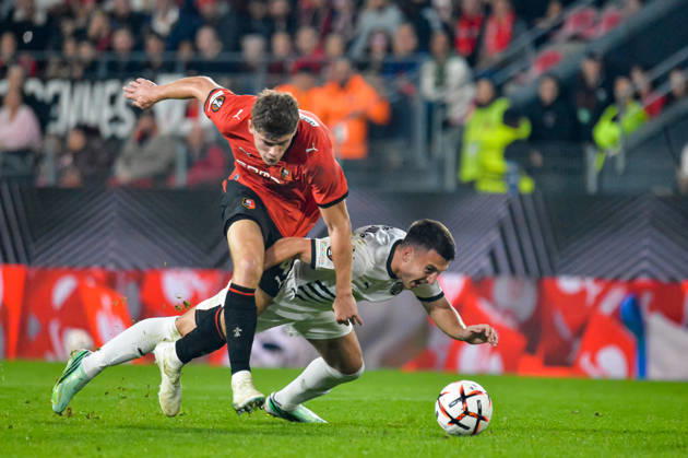 FOOTBALL : Stade Rennais vs OFI Crete - Europa League - Journée 2 - 15 10 2026 Charlie Cresswell (Stade Rennais) RennesFrance  Copyright: xBaptistexAutissierx