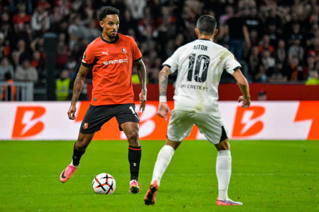 FOOTBALL : Stade Rennais vs OFI Crete - Europa League - Journée 2 - 15 10 2026 Bryan Reynolds (Stade Rennais) RennesFrance  Copyright: xBaptistexAutissierx