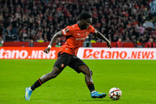 FOOTBALL : Stade Rennais vs OFI Crete - Europa League - Journée 2 - 15 10 2026 Eliezer Mayenda (Stade Rennais) RennesFrance  Copyright: xBaptistexAutissierx