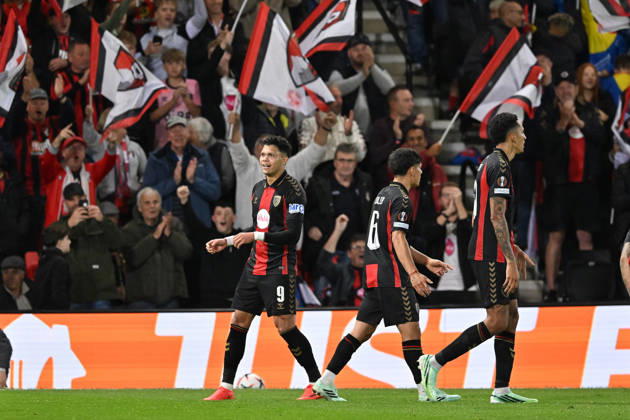 Bournemouth v Sturm Graz, Europa League Goal 1-0 - Evanilson (9) of AFC Bournemouth celebrates scoring the opening goal during the Europa League match between Bournemouth and Sturm Graz at the Vitality Stadium, Bournemouth, UK on 15 October 2026. Bournemouth Vitality Stadium Dorset UK Editorial use only , Copyright: xGrahamxHuntx PSI-25011-0245