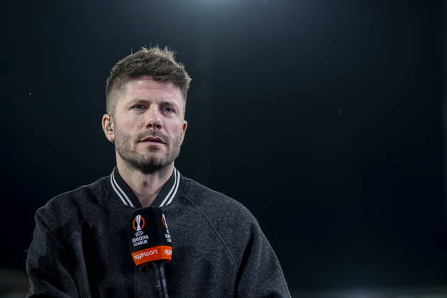 NIJMEGEN - Lasse Schone during the UEFA Europa League match between N.E.C. and Levski Sofia at Stadion De Goffert on 15 October 2026 in Nijmegen, Nederland. (Photo by DeFodi Images) -
