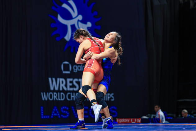 U23 World Championships 55kg WW - Shugyla Omirbek (KAZ) df. Khaliun Byambasuren (MGL)