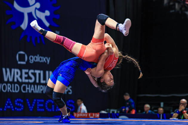 U23 World Championships 55kg WW - Shugyla Omirbek (KAZ) df. Khaliun Byambasuren (MGL)