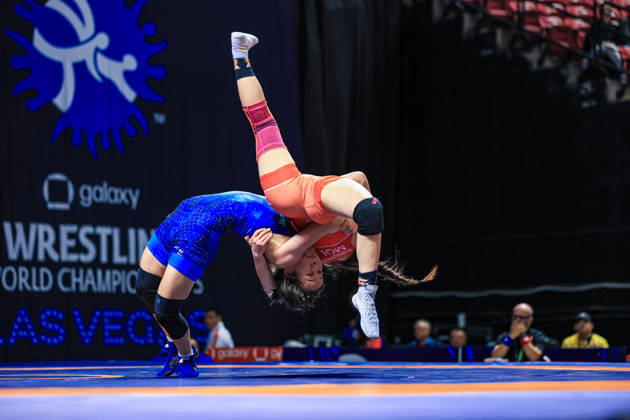 U23 World Championships 55kg WW - Shugyla Omirbek (KAZ) df. Khaliun Byambasuren (MGL)