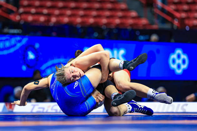 U23 World Championships 55kg WW - Ulmeken Esenbaeva (UZB) df. Kira Solobchuk (RUS)