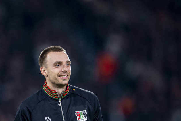 NIJMEGEN - NEC Nijmegen midfielder Darko Nejaömic during the UEFA Europa League match between N.E.C. and Levski Sofia at Stadion De Goffert on 15 October 2026 in Nijmegen, Nederland. (Photo by DeFodi Images) -