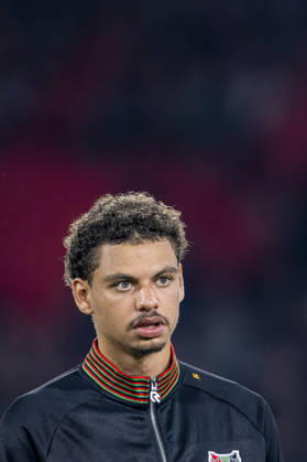 NIJMEGEN - NEC Nijmegen defender Deveron Fonville during the UEFA Europa League match between N.E.C. and Levski Sofia at Stadion De Goffert on 15 October 2026 in Nijmegen, Nederland. (Photo by DeFodi Images) -