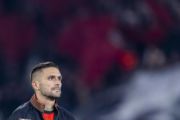 NIJMEGEN - NEC Nijmegen forward Duöan Tadic during the UEFA Europa League match between N.E.C. and Levski Sofia at Stadion De Goffert on 15 October 2026 in Nijmegen, Nederland. (Photo by DeFodi Images) -
