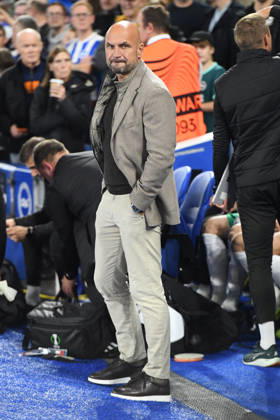 Brighton and Hove Albion v Kauno Zalgiris, UEFA Conference League Zeljko Sopic Head Coach of Kauno Zalgiris during the UEFA Conference League match between Brighton and Hove Albion and Kauno Zalgiris at the American Express Stadium, Brighton and Hove, UK on 15 October 2026. Brighton and Hove American Express Stadium East Sussex UK Editorial use only , Copyright: xJeffxMoodx PSI-25024-0103