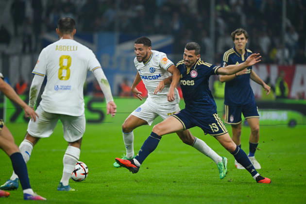 FOOTBALL : Olympique de Marseille VS Olympiakos - UEFA Europa League - 15 10 2026 Amine Harit (OM) - UEFA Europa League match between Olympique de Marseille and Olympiakos on October 15, 2026 at the CEPAC Velodrome Stadium in Marseille. MarseilleFrance  Copyright: xWilliamxCannarellax