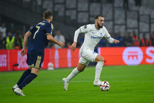 FOOTBALL : Olympique de Marseille VS Olympiakos - UEFA Europa League - 15 10 2026 Amine Gouri (OM) - UEFA Europa League match between Olympique de Marseille and Olympiakos on October 15, 2026 at the CEPAC Velodrome Stadium in Marseille. MarseilleFrance  Copyright: xWilliamxCannarellax