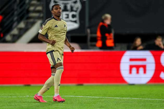 NIJMEGEN, NETHERLANDS - OCTOBER 15: Christian Makoun of Levski Sofia looks on during the UEFA Europa League 2026 27 League Phase MD2 match between N.E.C. Nijmegen and PFC Levski Sofia at Goffertstadion on October 15, 2026 in Nijmegen, Netherlands.  Copyright: xRenexNijhuis MBxMediax