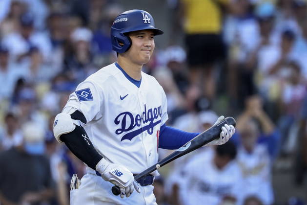 MLB, Baseball Herren, USA Postseason: NLCS Game 4 - Los Angeles Dodgers vs Milwaukee Brewers Los Angeles Dodgers designated hitter Shohei Ohtani reacts during Game 4 of the National League Championship Series between the Los Angeles Dodgers and the Milwaukee Brewers at Dodger Stadium in Los Angeles, California, USA, 15 October 2026. LOS ANGELES CALIFORNIA UNITED STATES  Copyright: xCHRISxTORRESx