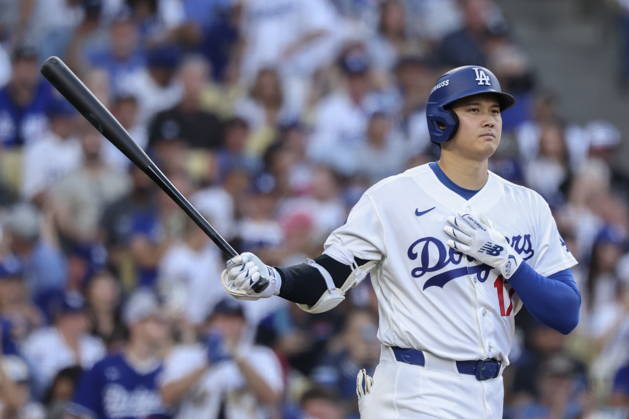 MLB, Baseball Herren, USA Postseason: NLCS Game 4 - Los Angeles Dodgers vs Milwaukee Brewers Los Angeles Dodgers designated hitter Shohei Ohtani in action during Game 4 of the National League Championship Series between the Los Angeles Dodgers and the Milwaukee Brewers at Dodger Stadium in Los Angeles, California, USA, 15 October 2026. LOS ANGELES CALIFORNIA UNITED STATES  Copyright: xCHRISxTORRESx