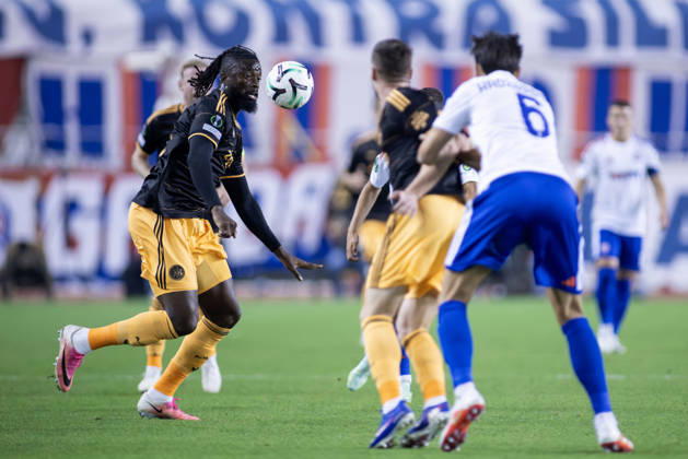 October 15, 2026, Split, Dalmatia, Croatia: Toluwalase Arokodare (AFC AJAX) 99 in action during the UEFA Conference League match between HNK Hajduk Split (CRO) and AFC Ajax Amsterdam (NL) at Poljud Stadium. On photo Toluwalase Arokodare (AFC AJAX) 99 Split Croatia - ZUMAp210 20261015_zsp_p210_022 Copyright: xMajaxPrgometx