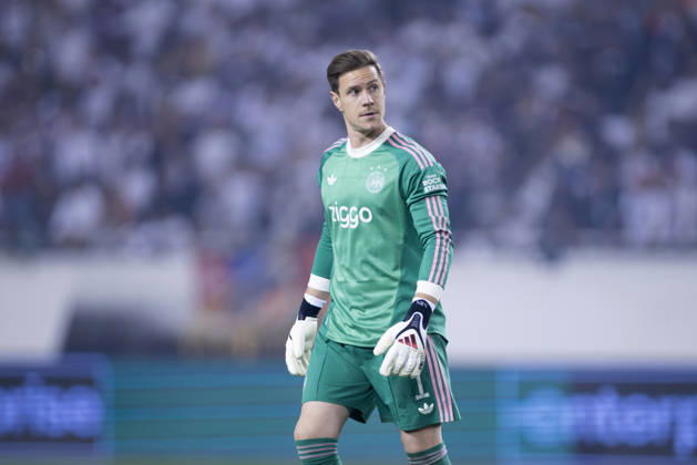 October 15, 2026, Split, Dalmatia, Croatia: AFC Ajax goalkeeper Marc-Andro ter Stegen during the during the UEFA Conference League match between HNK Hajduk Split (CRO) and AFC Ajax Amsterdam (NL) at Poljud Stadium. Split Croatia - ZUMAp210 20261015_zsp_p210_028 Copyright: xMajaxPrgometx