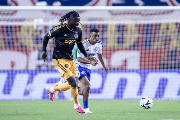 October 15, 2026, Split, Dalmatia, Croatia: Toluwalase Arokodare (AFC Ajax) 99 and Dalisson de Almeida ( HNK HAJDUK Split) 9 in action during he UEFA Conference League match between HNK Hajduk Split (CRO) and AFC Ajax Amsterdam (NL) at Poljud Stadium. Split Croatia - ZUMAp210 20261015_zsp_p210_051 Copyright: xMajaxPrgometx