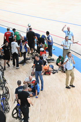 16-10-2026 World Championships Elite Women Track; Giornata 03; 2026, Italia; 2026, Olanda; Balsamo, Elisa; Wiebes, Lorena; Shanghai - Velodromo; 
