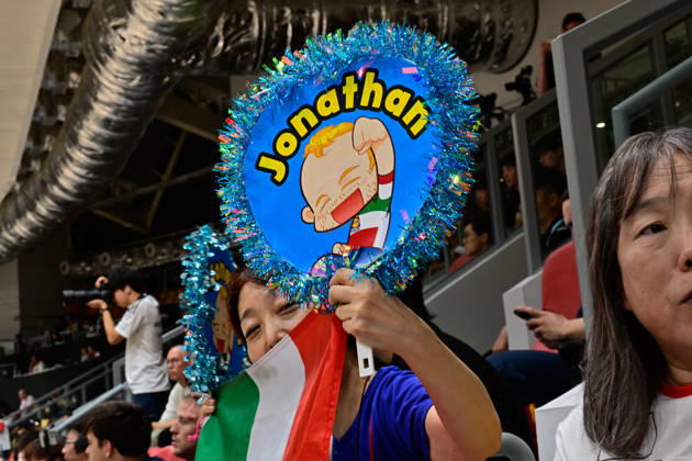 Jonathan Milan World record 2026 UCI Track cycling, Rad, Radsport, Bahnrad, Bahn World Championships Jonathan Milan, Italy World record Weltrekord 2026 Men s Individual Pursuit - Qualifying UCI Track Cycling World Championships held from 14 to 18 October 2026, at the Shanghai Velodrome in Shanghai, China.