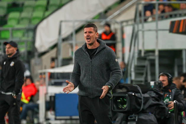 Ferencvaros V Viktoria Plzen - UEFA Europa League 2026 27 League Phase Match Day 2 Balazs Borbely, head coach of Ferencvaros, is pictured during the UEFA Europa League 2026 27 League Phase MD2 match between Ferencvaros and Viktoria Plzen at Groupama Arena in Budapest, Hungary, on October 15, 2026. Budapest Hungary  Copyright: xPalxGöllnerx originalFilename:gollner-notitle261015_npIpN.jpg