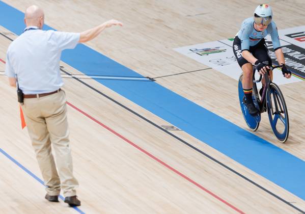 Belgian Lotte Kopecky pictured in action during the Scratch race of the Women s Omnium event at the UCI Track cycling, Rad, Radsport, Bahnrad, Bahn World Championships in Shanghai, China on Friday 16 October 2026. The worlds are taking place from 14 to 18 October 2026. BENOITxDOPPAGNE  x189963068x