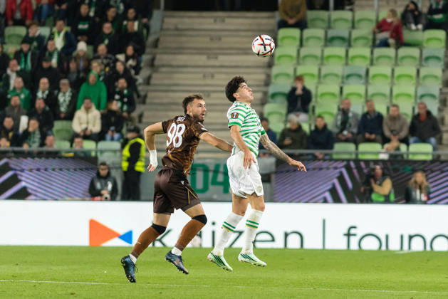 Ferencvaros v Viktoria Plzen, UEFA Europa League, Budapest, Hungary Budapest, Hungary. 15th, October 2026. Krisztian Lisztes of Ferencvaros seen during the UEFA Europa League match between Ferencvaros and Viktoria Plzen at Groupama Arena in Budapest. Hungary, Budapest, Groupama Arena Copyright: xGonzalesxPhoto BalazsxPopalx