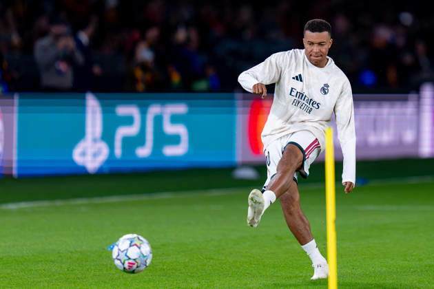 AS Roma v Real Madrid C.F. - UEFA Champions League 2026 27 League Phase MD2 Kylian Mbappe of Real Madrid CF during the AS Roma v Real Madrid C.F. - UEFA Champions League 2026 27 League Phase MD2 at Stadio Olimpico on October 14, 2026 in Rome, Italy Rome Stadio Olimpico Lazio Italy Copyright: xGiuseppexMaffiax 261014_UCL_Roma-RealMadrid_GM_03847