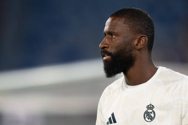 AS Roma v Real Madrid C.F. - UEFA Champions League 2026 27 League Phase MD2 Antonio Rudiger of Real Madrid CF looks on during the AS Roma v Real Madrid C.F. - UEFA Champions League 2026 27 League Phase MD2 at Stadio Olimpico on October 14, 2026 in Rome, Italy Rome Stadio Olimpico Lazio Italy Copyright: xGiuseppexMaffiax 261014_UCL_Roma-RealMadrid_GM_04179