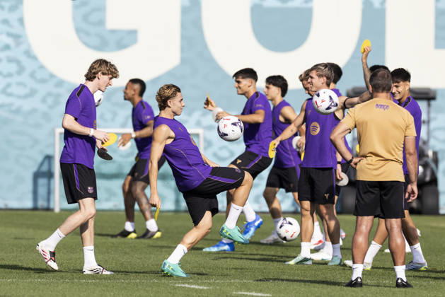 October 16, 2026, Sant Joan Despi, Barcelona, Spain: Fermin Lopez during the training day of FC Barcelona, Barca ahead the Spanish League, Laliga EA Sports, football match against Real Betis at Ciudad Esportiva Joan Gamper on October 16, 2026 in Sant Joan Despi, Barcelona, Spain. FC Barcelona Training And press conference, PK, Pressekonferenz - LaLiga EA Sports - ZUMAa181 20261016_zaa_a181_044 Copyright: xJavierxBorregox