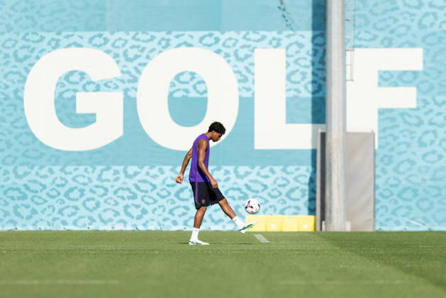 October 16, 2026, Sant Joan Despi, Barcelona, Spain: SANT JOAN DESPI, SPAIN - OCTOBER 16: Lamine Yamal of FC Barcelona, Barca take part in a training session ahead of the LaLiga EA Sports match against Real Betis on October 16, 2026, at the Ciutat Esportiva Joan Gamper in Sant Joan Despi, Barcelona, Spain. FC Barcelona Train Ahead Of Real Betis Match - ZUMAs316 20261016_znp_s316_016 Copyright: xMartixSeguraxRamonedax