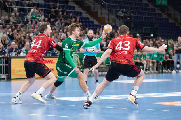 Handball, HBL2: SC DHfK Leipzig - ASV Hamm-Westfalen; 16.10.2026 Franz Semper (32, SC DHfK Leipzig). Handball, 2. Bundesliga, Saison 2026 2027, 8. Spieltag: SC DHfK Leipzig vs. ASV Hamm-Westfalen am 16.10.2026 in der Quarterback Immobilien Arena Leipzig. Copyright: xBEAUTIFULxSPORTS JanxKaeferx