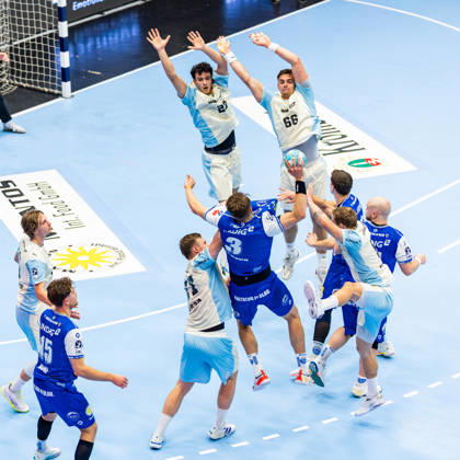 16.10.2026, GER, Handball, Maenner, Saison 26 27, Opel 1.Bl, 9.Spieltag, ThSV Eisenach - VfL Gummersbach Oskar Joelsson (ThSV Eisenach,3) 99817 Eisenach Werner-Assmann-Halle Am Sportp Thueringen Deutschland