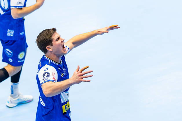16.10.2026, GER, Handball, Maenner, Saison 26 27, Opel 1.Bl, 9.Spieltag, ThSV Eisenach - VfL Gummersbach Vukasin Antonijevic (ThSV Eisenach, 41) 99817 Eisenach Werner-Assmann-Halle Am Sportp Thueringen Deutschland