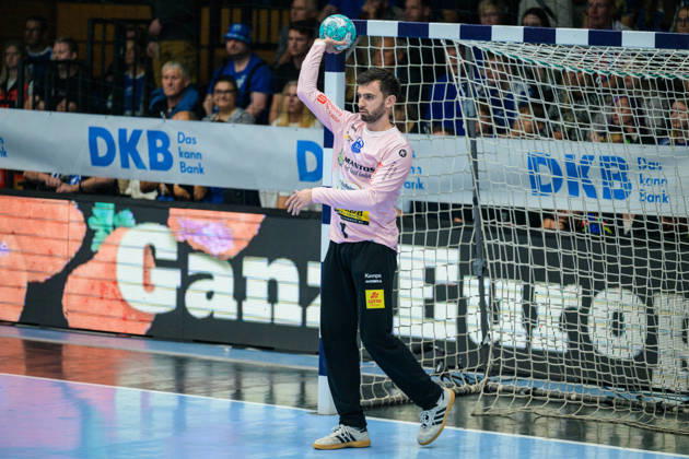 Matija Spikic (ThSV Eisenach, 01) GER, ThSV Eisenach gegen VfL Gummersbach, 1. Opel Handballbundesliga, Handball, 9.Spieltag, Saison 2026 2027, 20.00 Uhr, 16.10.2026 GER, ThSV Eisenach gegen VfL Gummersbach, 1. Opel Handballbundesliga, Handball, 9.Spieltag, Saison 2026 2027, 20.00 Uhr, 16.10.2026 Eisenach Copyright: xMartinxHerbstx