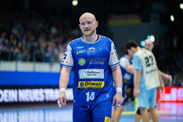 Peter Walz (ThSV Eisenach, 14) GER, ThSV Eisenach gegen VfL Gummersbach, 1. Opel Handballbundesliga, Handball, 9.Spieltag, Saison 2026 2027, 20.00 Uhr, 16.10.2026 GER, ThSV Eisenach gegen VfL Gummersbach, 1. Opel Handballbundesliga, Handball, 9.Spieltag, Saison 2026 2027, 20.00 Uhr, 16.10.2026 Eisenach Copyright: xMartinxHerbstx